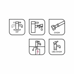 Küchenarmatur Aquilio Verchromt Mit Geschirrbrause -Obi Kuche Geschaft 4007874111661 WEB02 270521