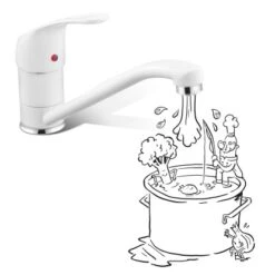 Baliv Küchenarmatur KI-1186 N Weiß 7 Baliv Küchenarmatur KI-1186 N Weiß -Obi Kuche Geschaft 4007874117724 S03 080419