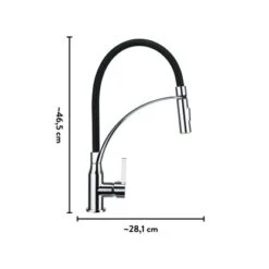 Baliv Küchenarmatur KI-1861 Chrom-Schwarz 12 Baliv Küchenarmatur KI-1861 Chrom-Schwarz -Obi Kuche Geschaft 4007874206756 40