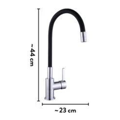 Baliv Küchenarmatur KI-1820 Chrom-Schwarz -Obi Kuche Geschaft 4007874206794 40