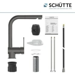 Schütte Spültischarmatur Mit Herausziehbarem Auslauf London Graphit Matt -Obi Kuche Geschaft 4008431000794 2759 10