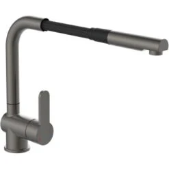 Schütte Spültischarmatur Mit Herausziehbarem Auslauf London Graphit Matt -Obi Kuche Geschaft 4008431000794 2759 3