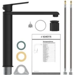 Schütte Spültischarmatur Vita Schwarz Matt -Obi Kuche Geschaft 4008431338583 2759 4