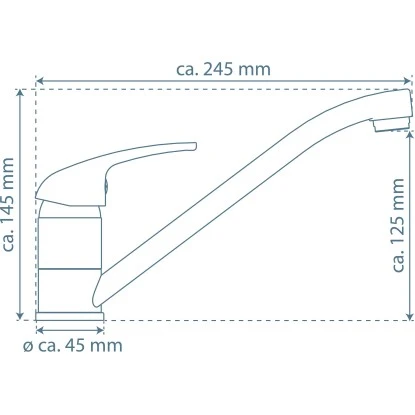 Küchenarmatur Athos Plus Chrom 6 Küchenarmatur Athos Plus Chrom – Bild 4