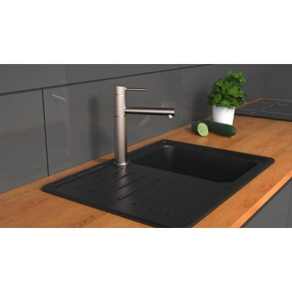 Schütte Massive Spültischarmatur Edelstahl 5 Schütte Massive Spültischarmatur Edelstahl – Bild 3