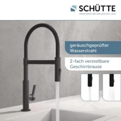 Schütte Spültischarmatur Mit Soft-Touch Schlauch Miami Schwarz-Matt 11 Schütte Spültischarmatur Mit Soft-Touch Schlauch Miami Schwarz-Matt -Obi Kuche Geschaft 4008431791470 2759 3