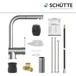 Schütte Spültischarmatur Niederdruck Herausziehbare Auslauf London Chrom 14 Schütte Spültischarmatur Niederdruck Herausziehbare Auslauf London Chrom -Obi Kuche Geschaft 4008431797199 2759 6