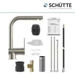 Schütte Spültischarmatur Niederdruck Herausziehbare Auslauf London Edelstahl 14 Schütte Spültischarmatur Niederdruck Herausziehbare Auslauf London Edelstahl -Obi Kuche Geschaft 4008431797298 2759 6