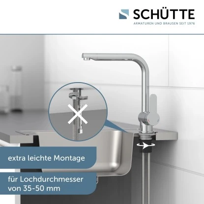 Schütte Küchenarmatur Rio Chrom 4 Schütte Küchenarmatur Rio Chrom – Bild 2