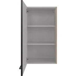 Flex-Well Exclusiv Oberschrank Capri 50 Cm X 89 Cm Schwarz Matt-Endgrain Oak 8 Flex-Well Exclusiv Oberschrank Capri 50 Cm X 89 Cm Schwarz Matt-Endgrain Oak -Obi Kuche Geschaft 4047584070353 4051 S 02