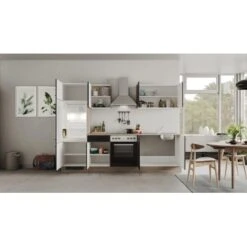 Flex-Well Exclusiv Küchenzeile Capri 270 Cm Schwarz Matt-Endgrain Oak -Obi Kuche Geschaft 4047584070469 4051 AB 02