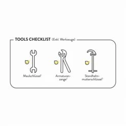 Baliv Küchenarmatur KI-1822 Chrom-Taupe -Obi Kuche Geschaft 4048122122169 WEB01 281021