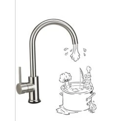 Baliv Küchenarmatur KI-1832 Edelstahl 10 Baliv Küchenarmatur KI-1832 Edelstahl -Obi Kuche Geschaft 4048122122268 S03 241120 L