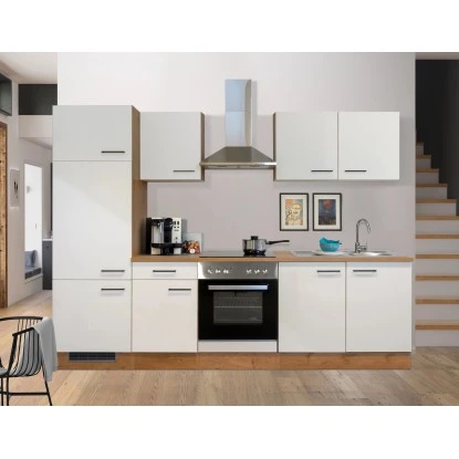 Flex-Well Exclusiv Küchenzeile Vintea 270 Cm Magnolia-Lancelot Oak 3 Flex-Well Exclusiv Küchenzeile Vintea 270 Cm Magnolia-Lancelot Oak