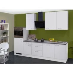 Flex-Well Classic Küchenzeile Lucca 280 Cm Weiß