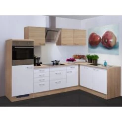 Flex-Well Classic Winkelküche Florida 280x170 Cm Weiß-Sonoma Eiche Nachbildung 17 Flex-Well Classic Winkelküche Florida 280x170 Cm Weiß-Sonoma Eiche Nachbildung -Obi Kuche Geschaft 4051 g 999 2813 015 samoa