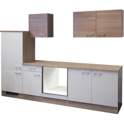 Flex-Well Classic Küchenzeile Florida 270 Cm Ohne E-Geräte Sonoma Eiche-Weiß 4 Flex-Well Classic Küchenzeile Florida 270 Cm Ohne E-Geräte Sonoma Eiche-Weiß – Bild 2