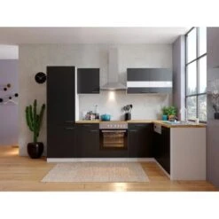 Respekta Winkelküche KBL280WSCGKEG 280 X 172 Cm Schwarz-Weiß-Butcher Nussbaum 13 Respekta Winkelküche KBL280WSCGKEG 280 X 172 Cm Schwarz-Weiß-Butcher Nussbaum -Obi Kuche Geschaft 4384 neu KBL280WSCGKEG 02