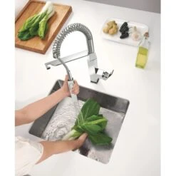 Grohe Einhand-Spültischbatterie Eurocube Professional Chrom 6 Grohe Einhand-Spültischbatterie Eurocube Professional Chrom -Obi Kuche Geschaft 4520 ZZH T31395A05 000 01