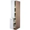Flex-Well Classic Apotheker-Hochschrank Florida30 Cm Weiß-Sonoma Eiche -Obi Kuche Geschaft 4525911 4800 ahs30 samoa 2