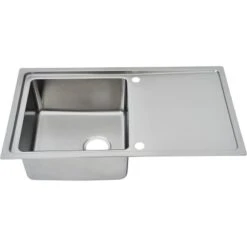 Respekta Einbauspüle Chicago 86 Cm X 50 Cm Edelstahl -Obi Kuche Geschaft 45546 4384 CHICAGO86X50 02