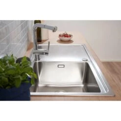 Respekta Einbauspüle Chicago 86 Cm X 50 Cm Edelstahl -Obi Kuche Geschaft 45546 4384 CHICAGO86X50 10