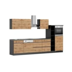 Held Möbel Küchenzeile Turin 330 Cm Wotaneiche-Graphit Mit E-Geräten 25 Held Möbel Küchenzeile Turin 330 Cm Wotaneiche-Graphit Mit E-Geräten -Obi Kuche Geschaft 4764 11016600 1122.6310 1b