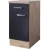 Flex-Well Exclusiv Unterschrank Lara 40 Cm Anthrazit-San Remo Eiche -Obi Kuche Geschaft 4785432 4051 us40Lara