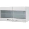 Flex-Well Exclusiv Glas-Hängeschrank Joelina 100 Cm Weiß