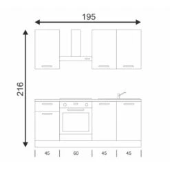 Marinelli Cucine Küchenzeile Lucia 195 Cm Lärche - Weiß 22 Marinelli Cucine Küchenzeile Lucia 195 Cm Lärche - Weiß -Obi Kuche Geschaft 4814596 VM01