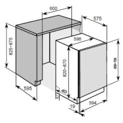 Flex-Well Küchenzeile Joelina 280 Cm Weiß -Obi Kuche Geschaft 51 DW126FI40016Mazeichnung 1