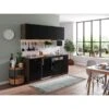 Respekta Küchenzeile KB195EYSMIC 195 Cm Schwarz-Eiche York Nachbildung -Obi Kuche Geschaft 5208616 4384 1
