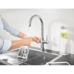 Grohe Einhand-Spültischbatterie Set Blue Professional Chrom -Obi Kuche Geschaft 520 ZZH T31323D02 000 01 1