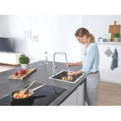 Grohe U-Auslauf Starter Kit Blue Home Chrom -Obi Kuche Geschaft 520 ZZH T31543D02 001 01 1