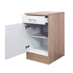 Flex-Well Classic Küchenzeile Florida 210 Cm Sonoma Eiche-Weiß-Sonoma Eiche -Obi Kuche Geschaft 5255948 4051 S04