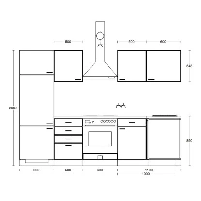 Flex-Well Classic Winkelküche Wito 280 Cm Weiß 12 Flex-Well Classic Winkelküche Wito 280 Cm Weiß – Bild 10