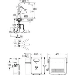 Grohe L-Auslauf Set Blue Professional Supersteel 5 Grohe L-Auslauf Set Blue Professional Supersteel -Obi Kuche Geschaft 5288584 4520 100102728 2