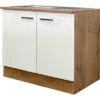 Flex-Well Exclusiv Spülenunterschrank Vintea 100 Cm Magnolie Matt - Lancelot Oak 2 Flex-Well Exclusiv Spülenunterschrank Vintea 100 Cm Magnolie Matt - Lancelot Oak -Obi Kuche Geschaft 56447 4051 DSPU100Vintea K