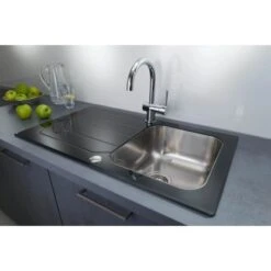 OBI Glasspüle 50 Cm X 86 Cm Schwarz -Obi Kuche Geschaft 568660 2137 Glasspuele 3