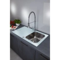 OBI Glasspüle 50 Cm X 86 Cm Weiß -Obi Kuche Geschaft 568667 2137 Glasspuele 2