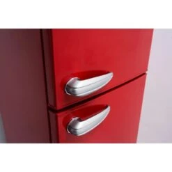 Respekta Kühl-Gefrierkombination KS144 Vintage VC Rot -Obi Kuche Geschaft 5719588 4384 01