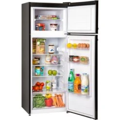 Respekta Kühl-Gefrierkombination KS144 Vintage VC Schwarz -Obi Kuche Geschaft 572003 4384 KS144VSA 04