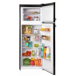 Respekta Kühl-Gefrierkombination KS144 Vintage VC Schwarz -Obi Kuche Geschaft 572003 4384 KS144VSA 05