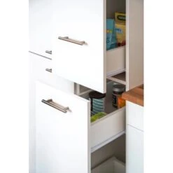 Respekta Küchenzeile KB240WW 240 Cm Weiß -Obi Kuche Geschaft 57419 4384 neu KB240WWG 05