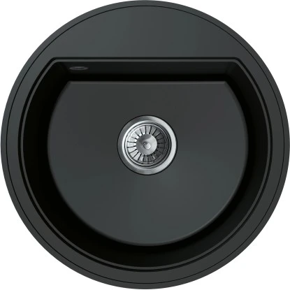 Miló Einbauspüle Granitverbundstoff Olli 51 Schwarz 3 Miló Einbauspüle Granitverbundstoff Olli 51 Schwarz