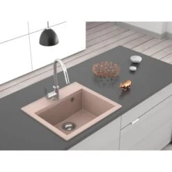 Miló Einbauspüle Granitverbundstoff Luxuria 56 Sand -Obi Kuche Geschaft 5903140018339 30
