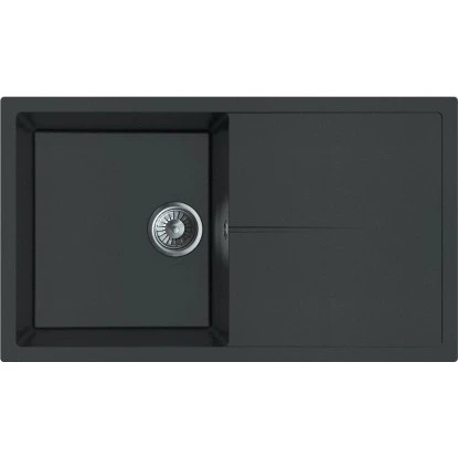 Miló Einbauspüle Granitverbundstoff Adore 86 Lava-Anthrazit 3 Miló Einbauspüle Granitverbundstoff Adore 86 Lava-Anthrazit