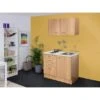 Flex-Well Classic Miniküche Nano 100 Cm Buche Nachbildung 1 Flex-Well Classic Miniküche Nano 100 Cm Buche Nachbildung -Obi Kuche Geschaft 59 4051 g 100 501 000 nano