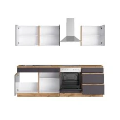 Held Möbel Küchenzeile Turin 240 Cm Graphit-Wotaneiche Mit E-Geräten 25 Held Möbel Küchenzeile Turin 240 Cm Graphit-Wotaneiche Mit E-Geräten -Obi Kuche Geschaft 61679 11016600 1101.6311 2