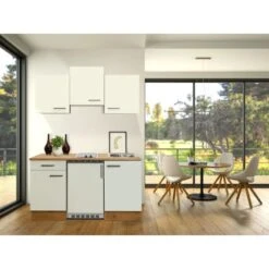 Flex-Well Exclusiv Singleküche Vintea 150 Cm Magnolia-Lancelot Oak -Obi Kuche Geschaft 621 4051 G1501001002Vintea